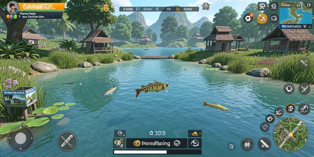 Tampilan antarmuka game Memancing GANAS33 yang menarik.