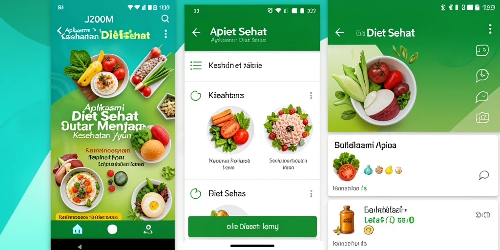 Tampilan antarmuka aplikasi J200M yang menarik dan informatif.