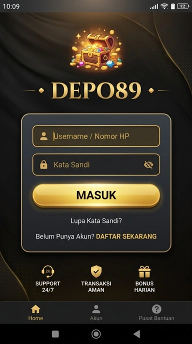 Masuk Akun depo89 untuk Pengguna Android